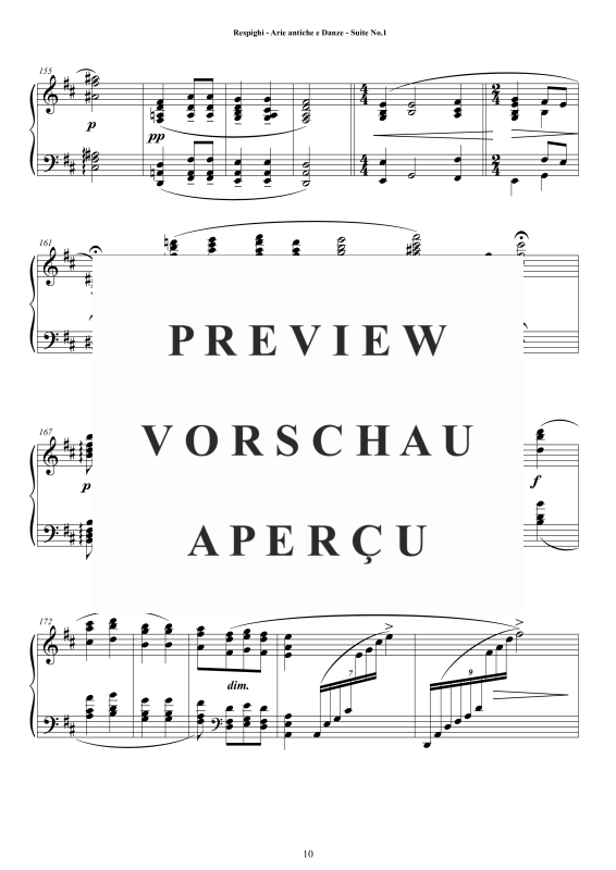 Produktgalerie: Seite 11 von 11 Suite No.1 - Antiche Arie e Danze, , Klavier Solo