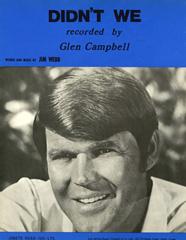 cover: Didn't We, Glen Campbell