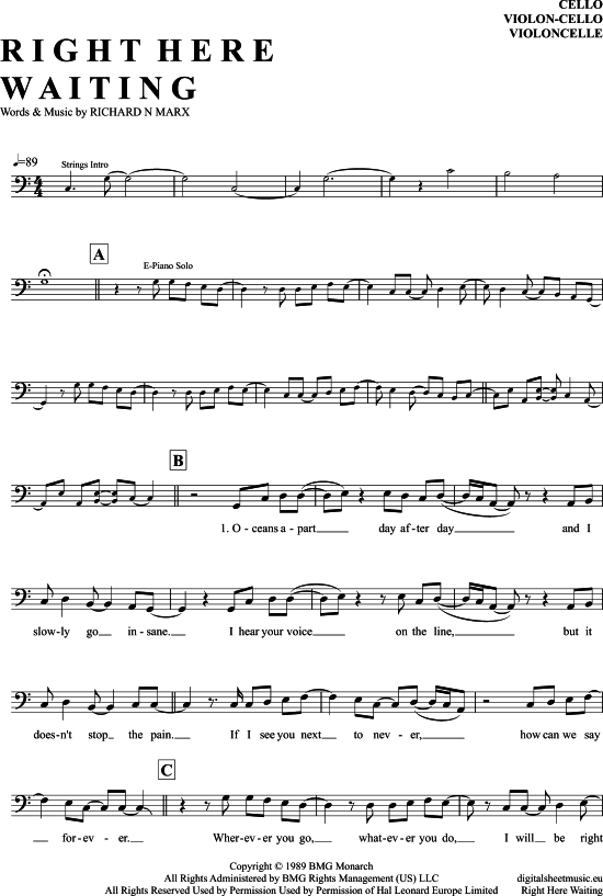 Produktbild zu: Right Here Waiting Richard Marx