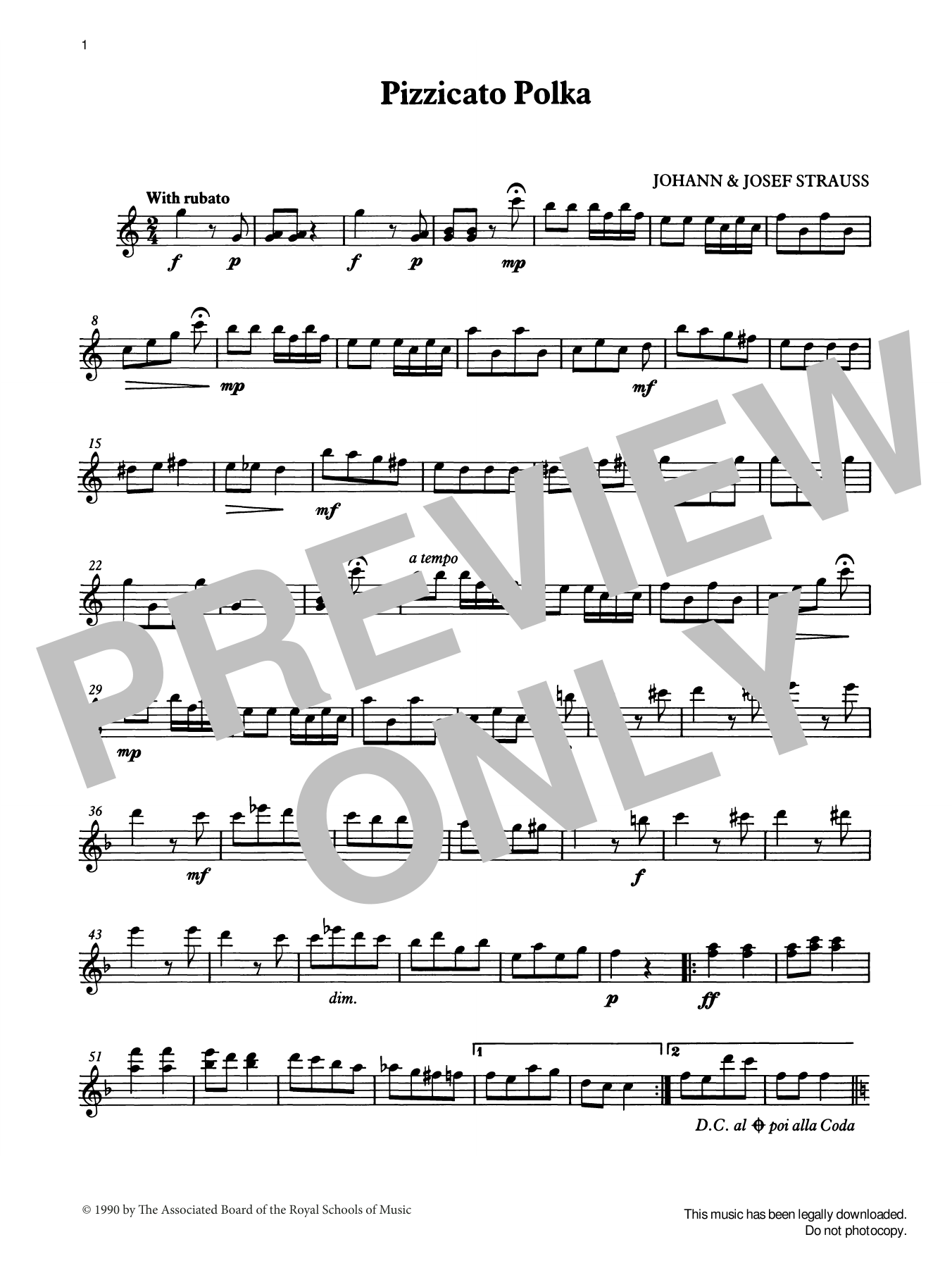 Produktgalerie: Seite 1 von 1 Pizzicato Polka (score & part) from Graded Music for Tuned Percussion, Book II, Johann Strauss II, Percussion
