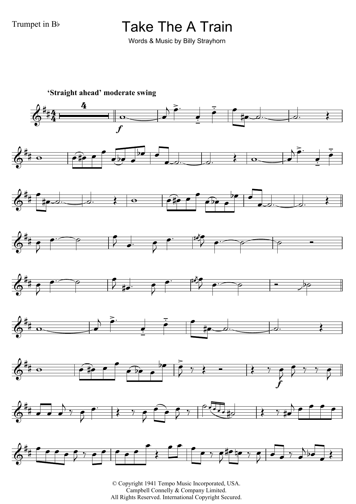 Produktgalerie: Seite 1 von 1 Take The 'A' Train, Duke Ellington, Trompete