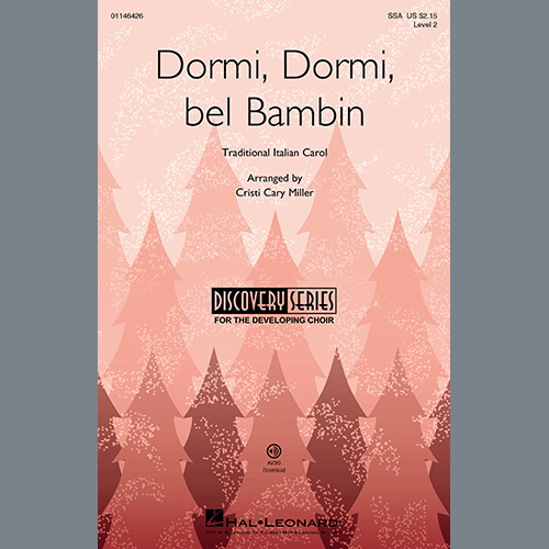 Product picture to: Dormi, Dormi Bel Bambin (arr. Cristi Cary Miller)