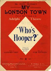 cover: My London Town (from 'Who's Hooper?'), Paul Plunket