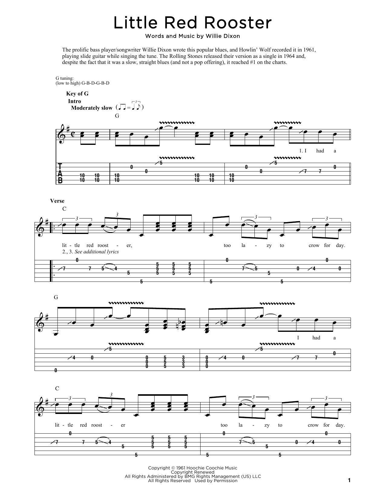 Product picture to: Little Red Rooster (arr. Fred Sokolow)
