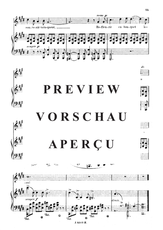 Product gallery: Page 5 of 5 Automne Op.18 No.3, , High Voice and Piano
