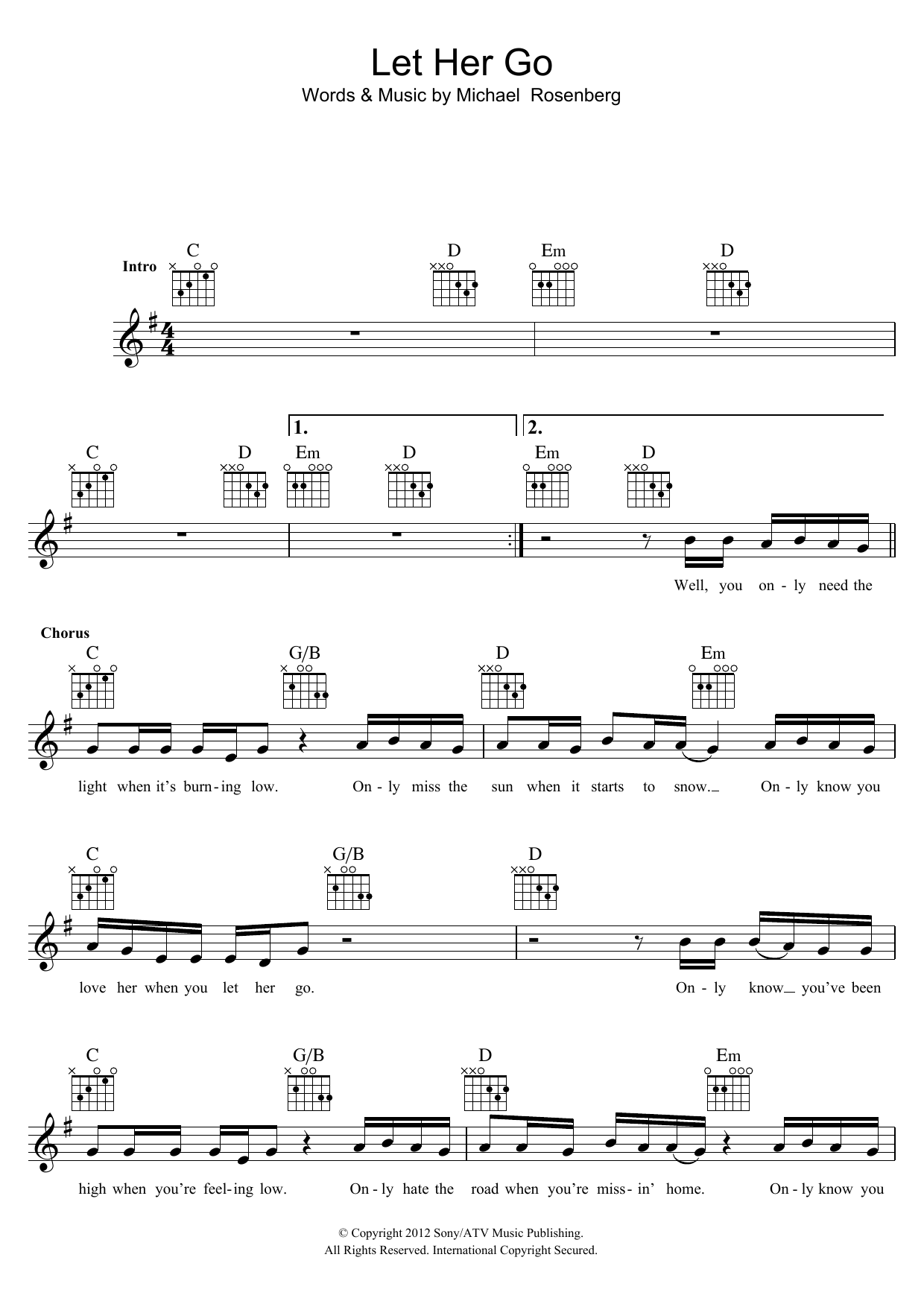Produktbild zu: Let Her Go