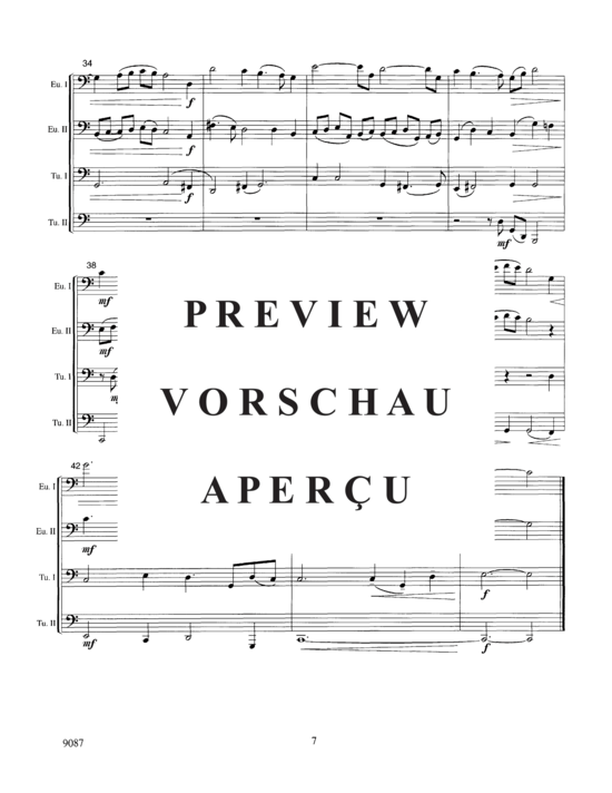 Product gallery: Page 9 of 18 Four Contrapuntal Pieces , , (Tuba Quartett EETT)