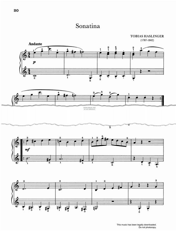 Produktgalerie: Seite 1 von 1 Sonatina, Tobias Haslinger, Klavier