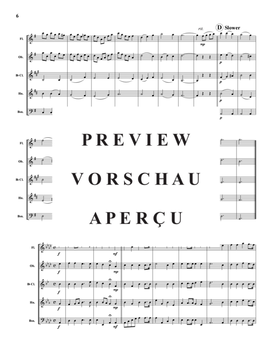 Produktgalerie: Seite 7 von 21 Hymn Suite 4 , , (Holzbläser-Quintett)