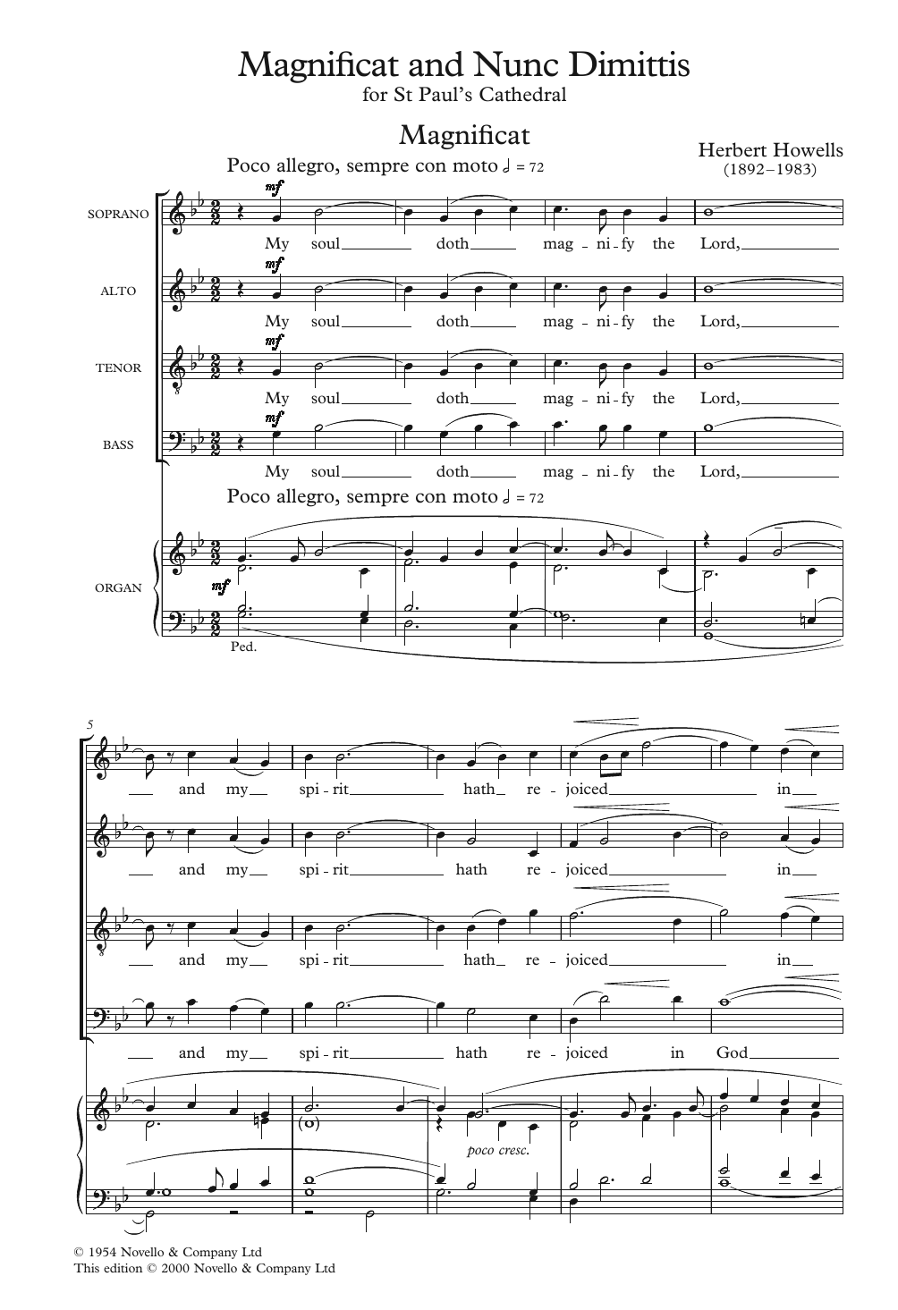 Product picture to: The St. Paul's Cathedral Magnificat And Nunc Dimittis