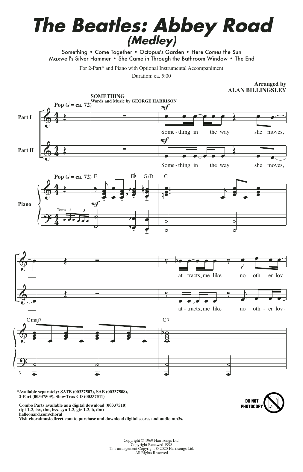 Product picture to: The Beatles: Abbey Road (Medley) (arr. Alan Billingsley)