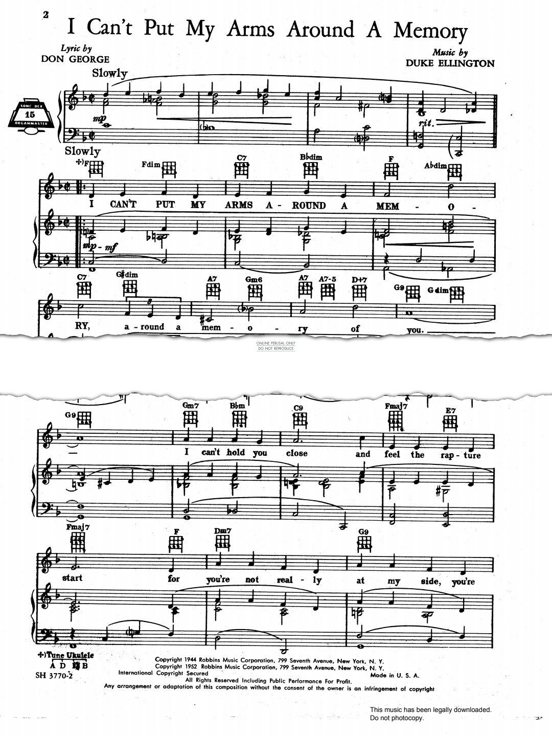 Produktbild zu: I Can't Put My Arms Around A Memory