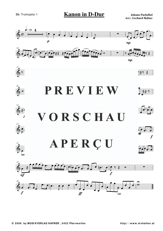 gallery: Kanon in D-Dur, , (Blechbläser Quintett)