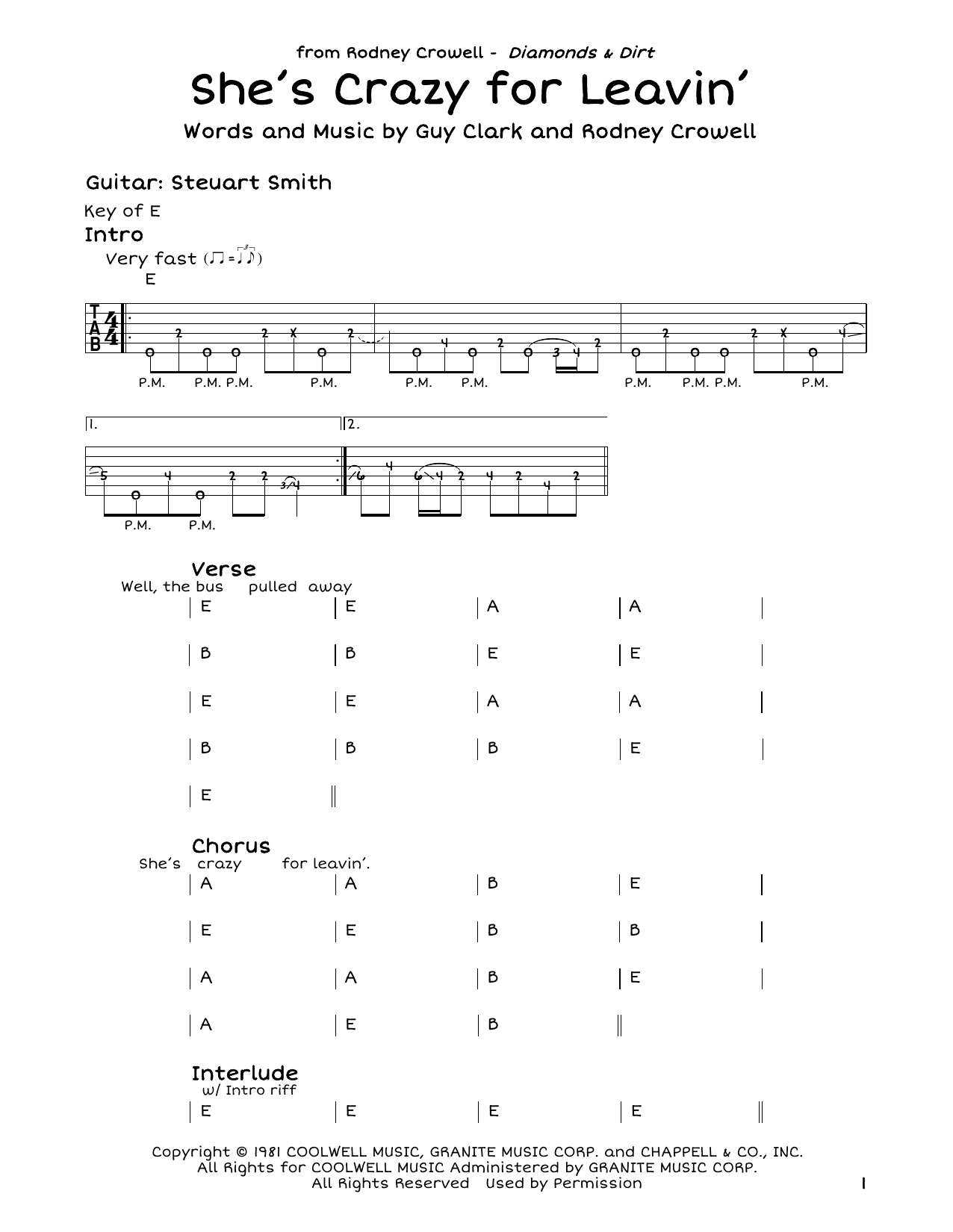 Produktbild zu: She's Crazy For Leavin'