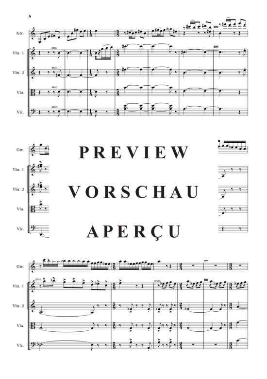 Produktgalerie: Seite 10 von 21 Tres Imagenes Cubanas , , (Streichquartett + Gitarre Solo)