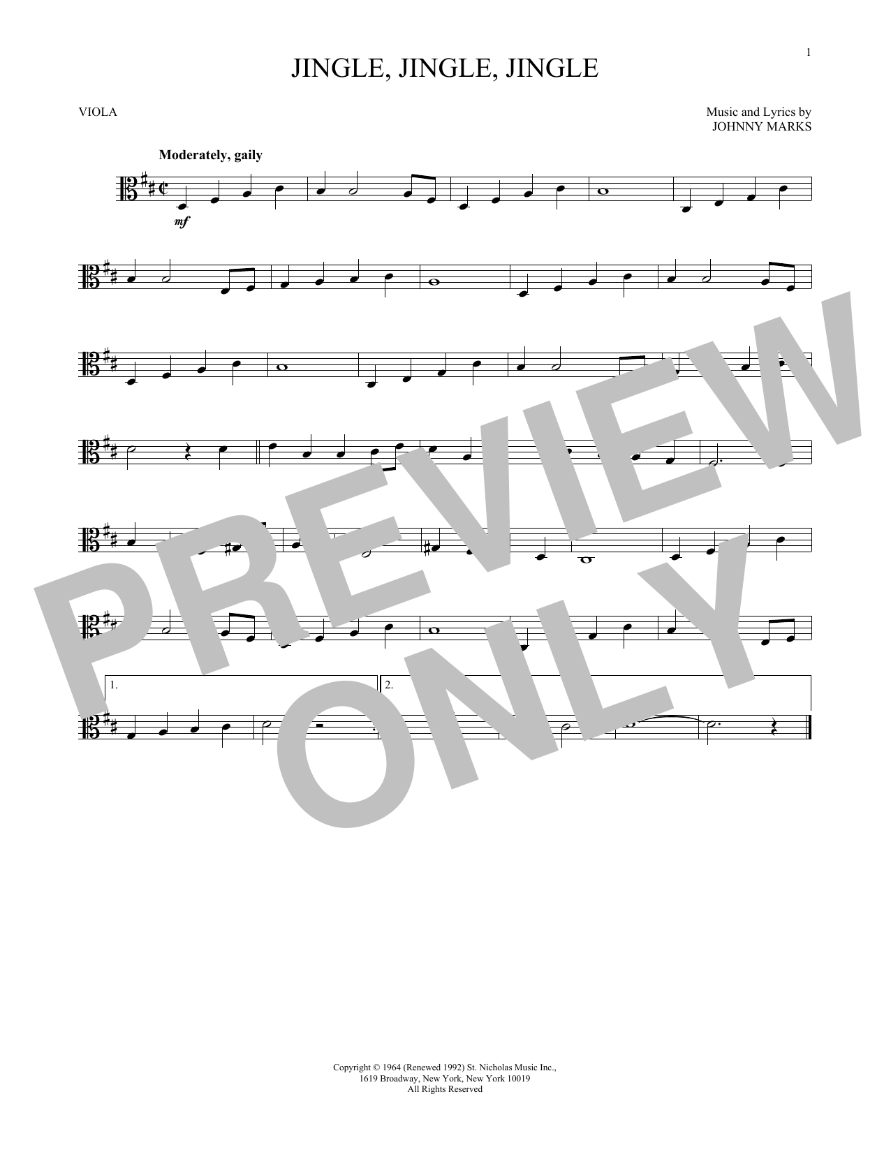 Product gallery: Page 1 of 1 Jingle, Jingle, Jingle, Johnny Marks
