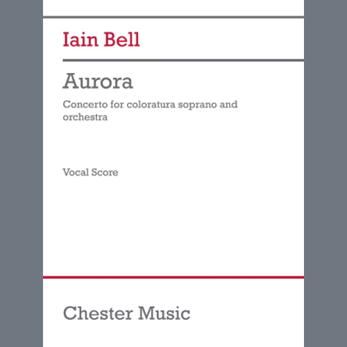 cover: Aurora (Vocal score), Iain Bell, Gesang, Klavier