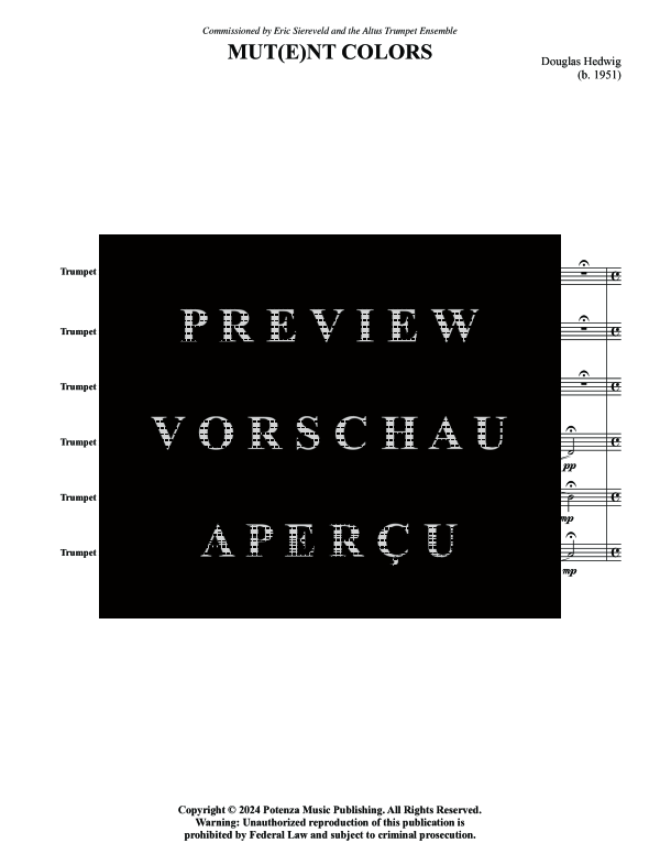 Produktgalerie: Seite 5 von 11 Mut, , (Trompeten Sextett)