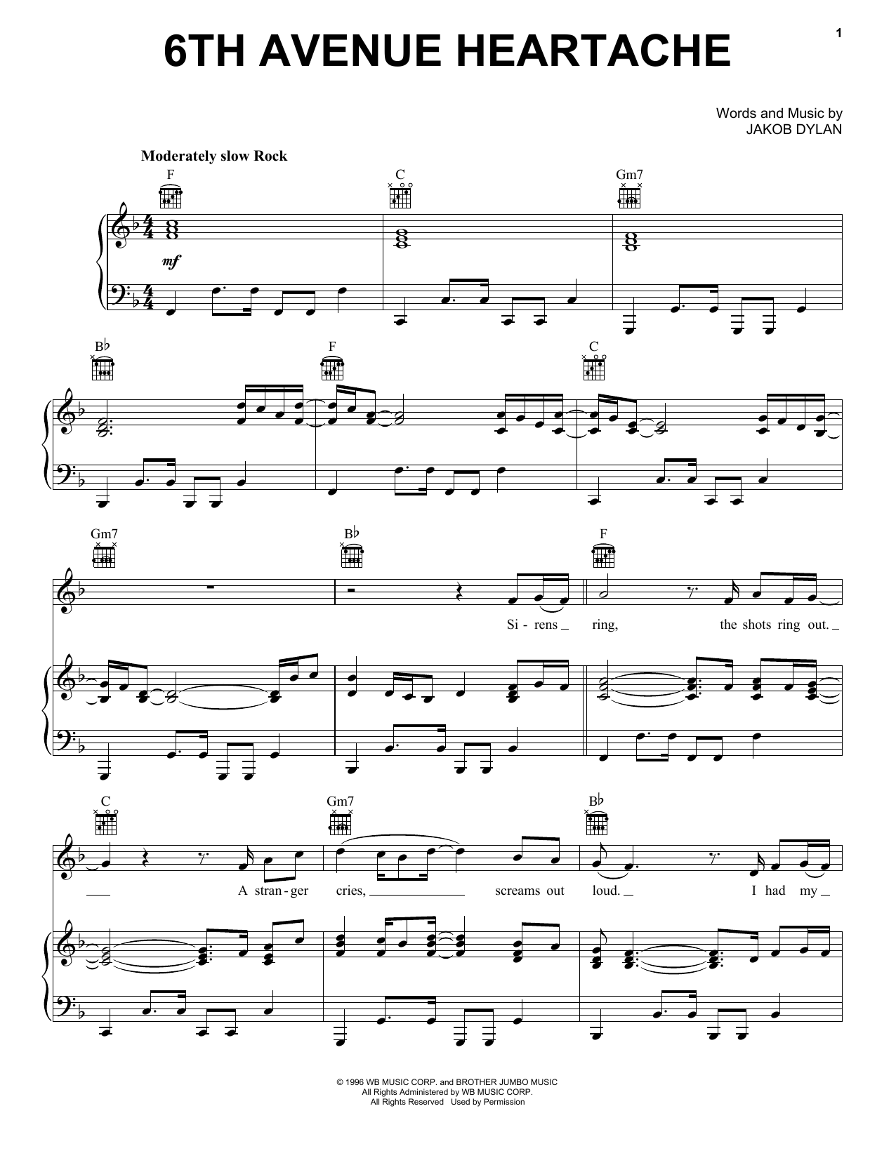 Produktbild zu: 6th Avenue Heartache