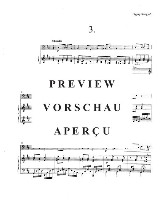 Product gallery: Page 8 of 20 Gypsy Songs , , (tuba + piano)