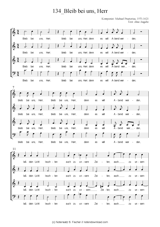 Product gallery: Page 1 of 4 Bleib bei uns, Herr , , (mixed choir)