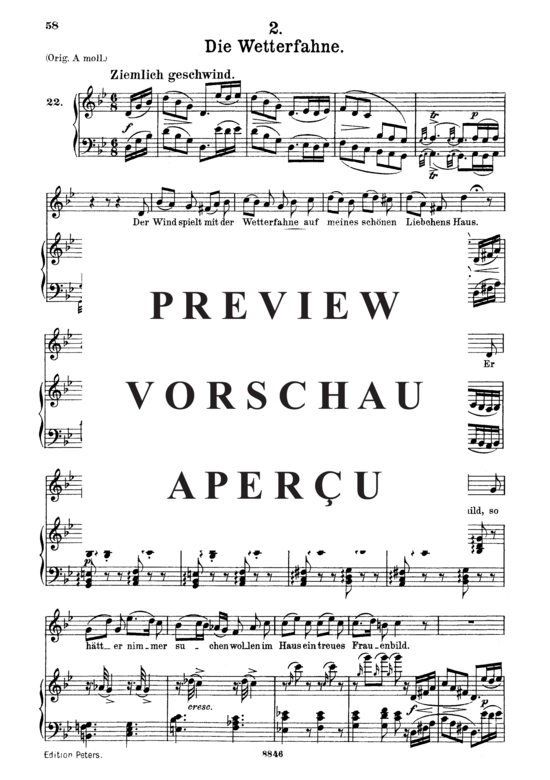 gallery: Die Wetterfahne D.911-2 (Winterreise) , ,  (Gesang mittel + Klavier)