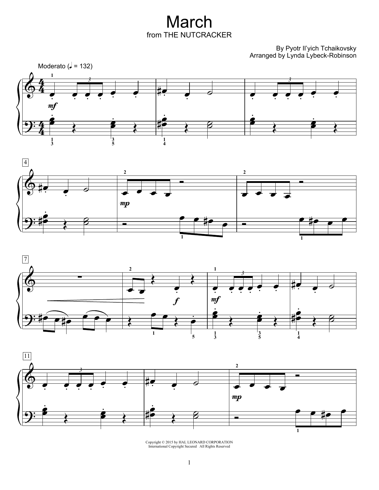 Produktbild zu: March (arr. Lynda Lybeck-Robinson)