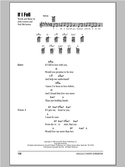 Product gallery: Page 1 of 1 If I Fell, The Beatles