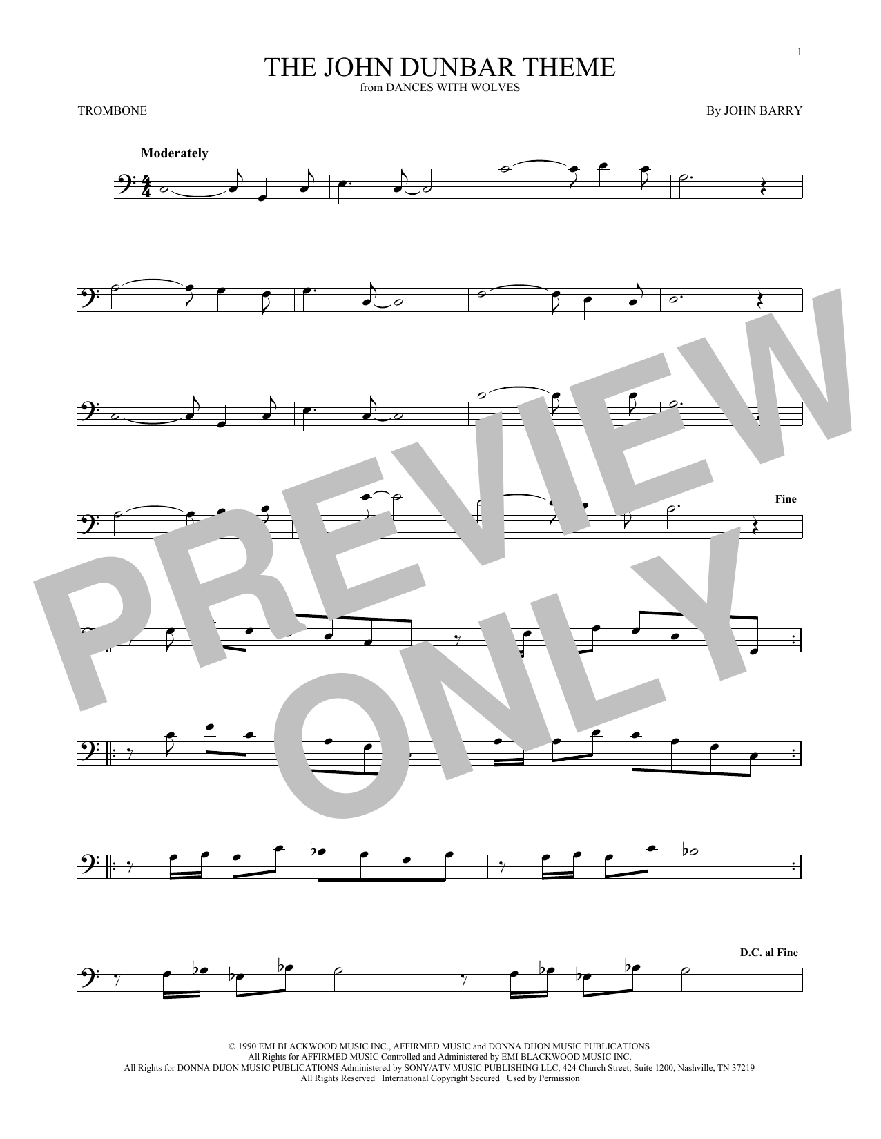 Product gallery: Page 1 of 1 The John Dunbar Theme, John Barry