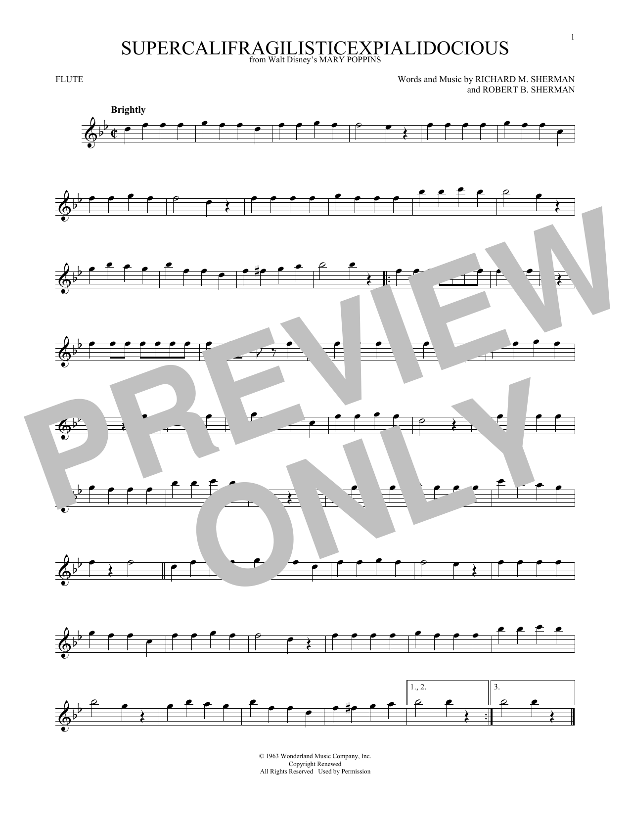 Product gallery: Page 1 of 1 Supercalifragilisticexpialidocious (from Mary Poppins), Julie Andrews