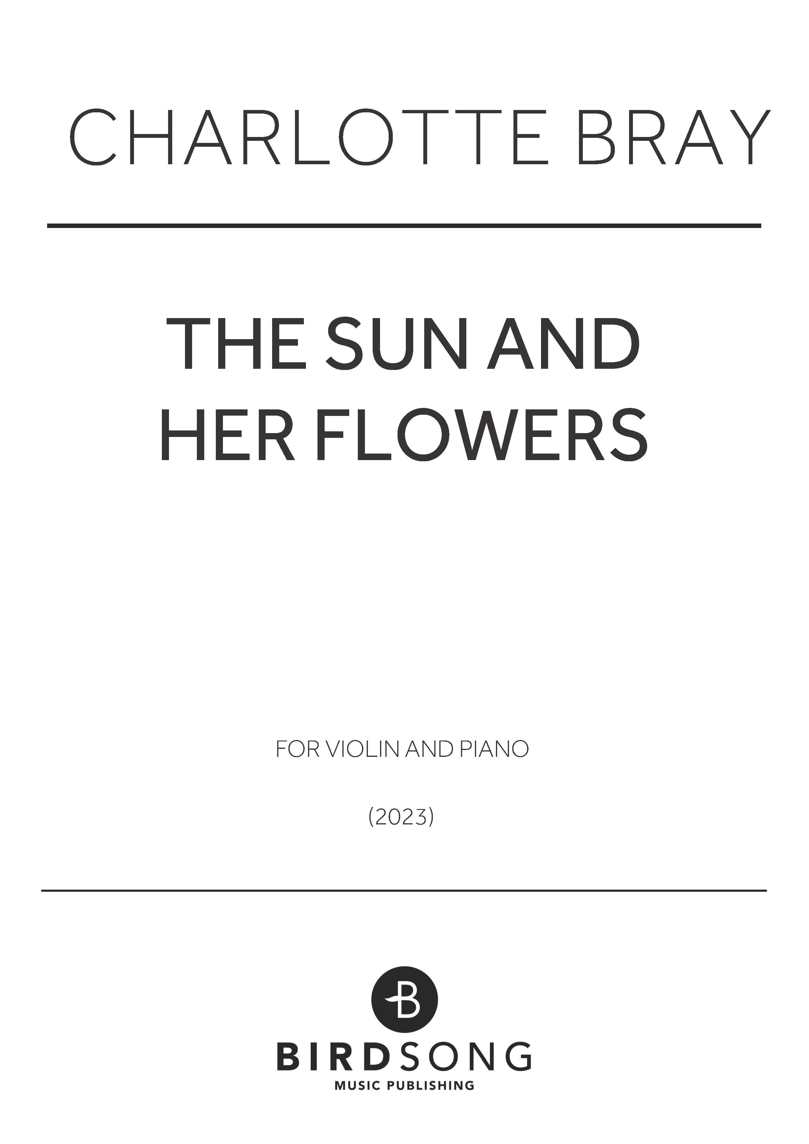 Produktbild zu: The Sun and Her Flowers