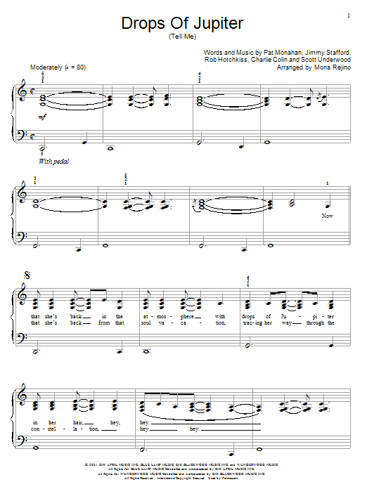 Produktbild zu: Drops Of Jupiter (Tell Me)