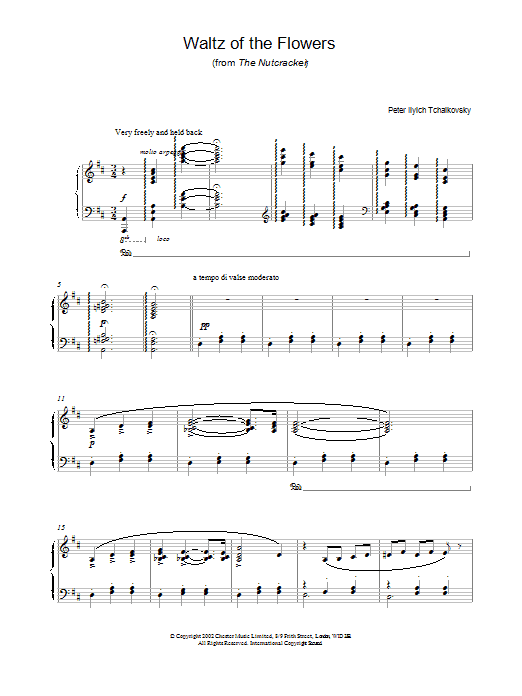 Product gallery: Page 1 of 1 Waltz Of The Flowers, Pyotr Il'yich Tchaikovsky