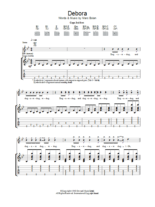 Produktgalerie: Seite 1 von 1 Debora, T Rex, Gitarre
