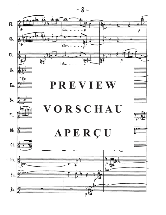 Produktgalerie: Seite 10 von 21 Sextet , , (Gemischtes Ensemble für Holzbläser Quintett + Euphonium Solo)