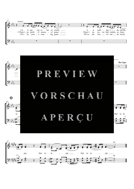 gallery: Hallelujah, , Gemischter Chor SATB/Solo opt. und Klavier