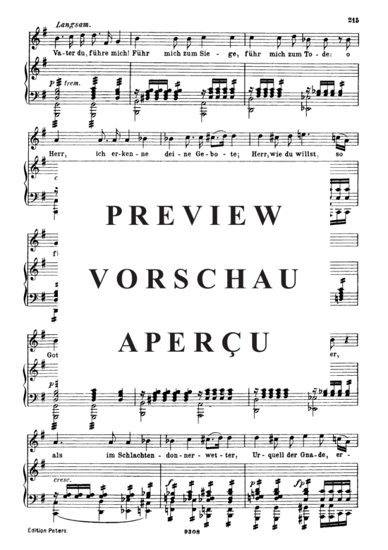 Product gallery: Page 3 of 5 Gebet wâhrend der Schlacht D.171, , High Voice and Piano