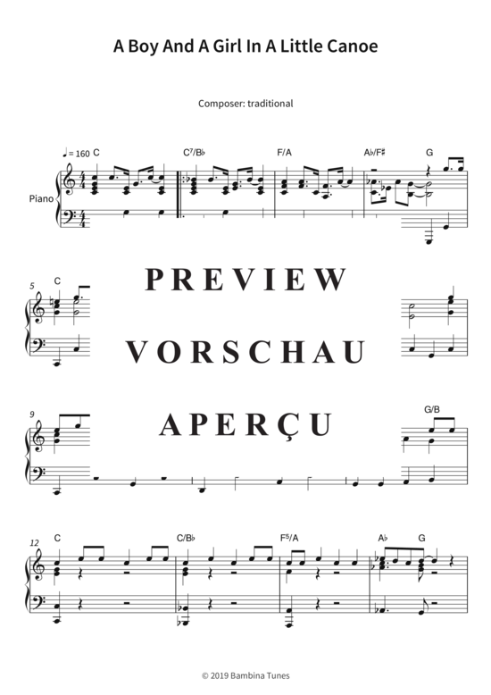 Produktbild zu: A Boy And A Girl In A Little Canoe Lars Opfermann