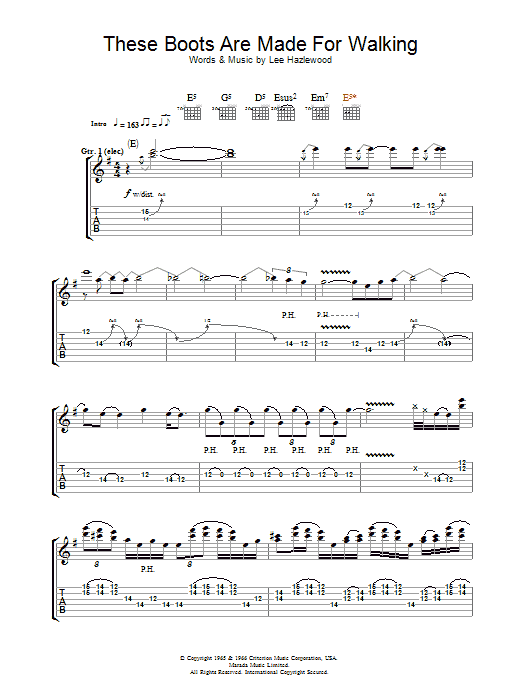 Produktgalerie: Seite 1 von 1 These Boots Are Made For Walking, Megadeth, Gitarre