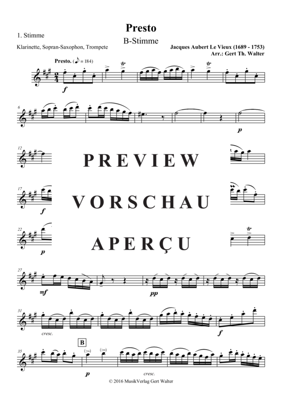 Produktgalerie: Seite 8 von 21 Presto , , (Quintett flexible Besetzung)