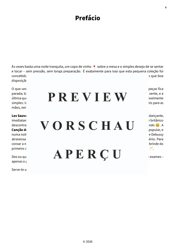 Produktgalerie: Seite 6 von 11 Depois do segundo copo - Clássicos simplificados para noites descontraídas, , Klavier Solo