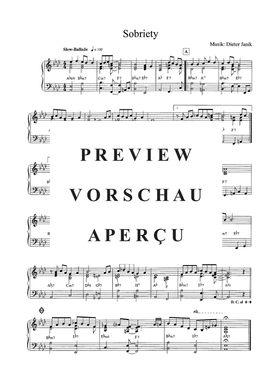 Produktbild zu: Sobriety Dieter Janik (2015)