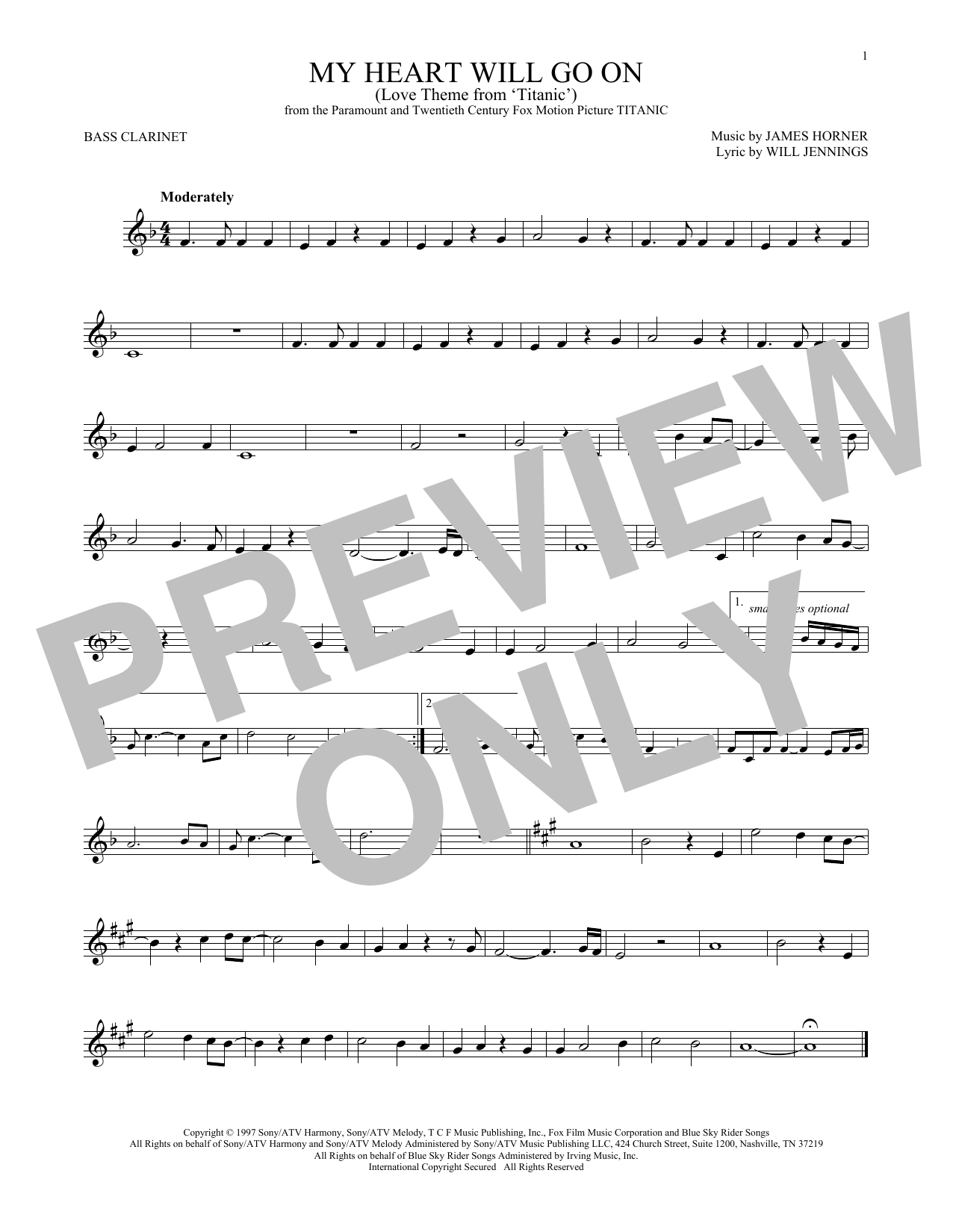 Product gallery: Page 1 of 1 My Heart Will Go On (Love Theme from Titanic), Celine Dion
