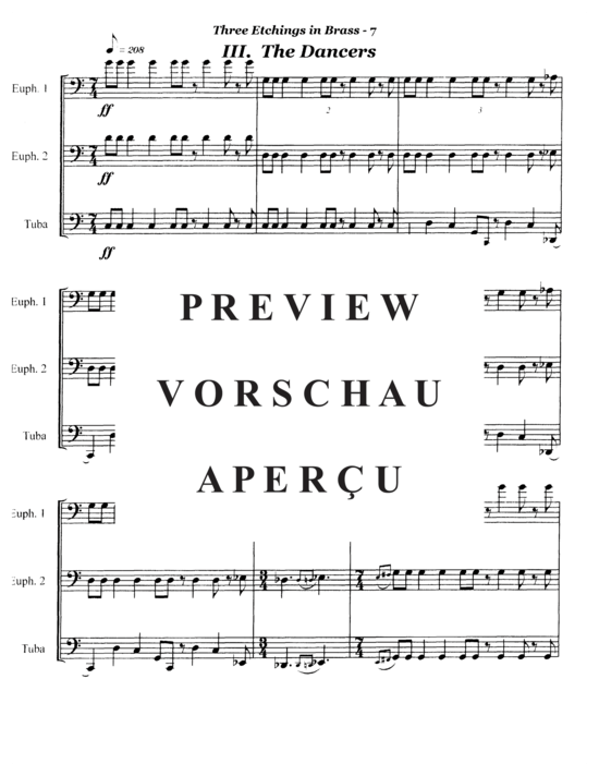 Produktgalerie: Seite 9 von 21 Three Etchings in Brass , , (Tuba Trio EET)