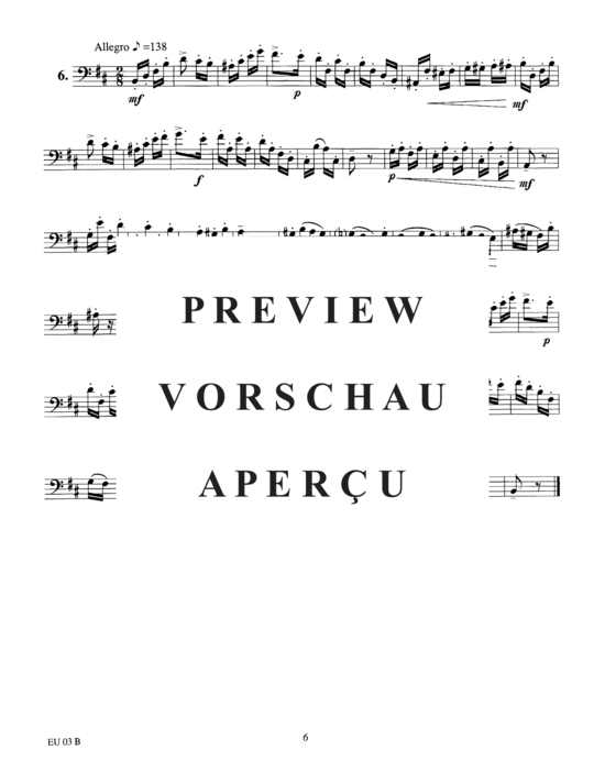 Product gallery: Page 9 of 21 Etudes for Euphonium, Vol. 3 , , (Euphonium Solo)