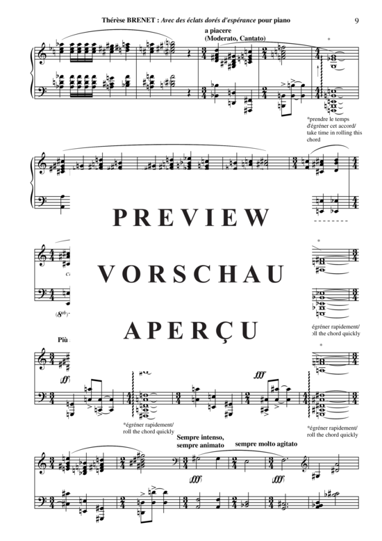 Product gallery: Page 10 of 12 Avec des eclats dores d'esperance , , Piano Solo