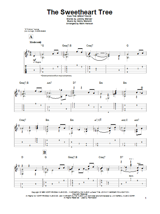 Product gallery: Page 1 of 1 The Sweetheart Tree, Henry Mancini