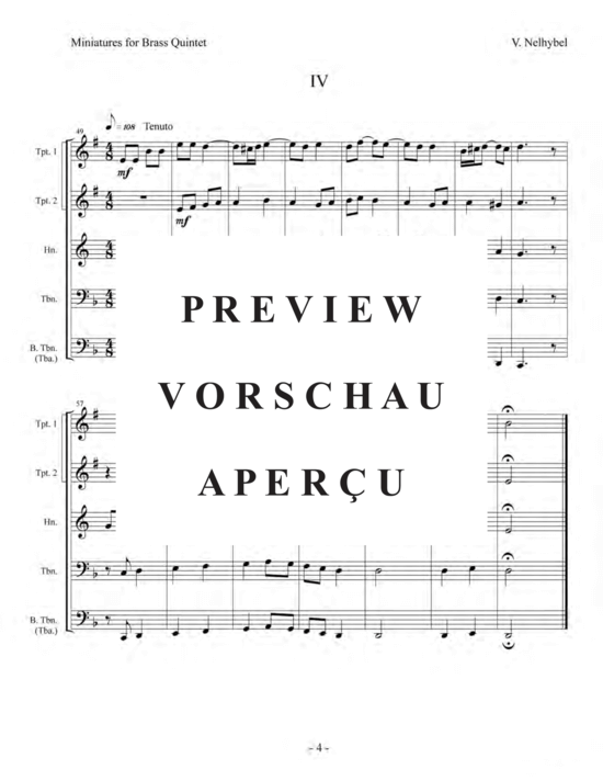 Produktgalerie: Seite 6 von 21 12 Miniatures , , (Blechbläser Quintett)