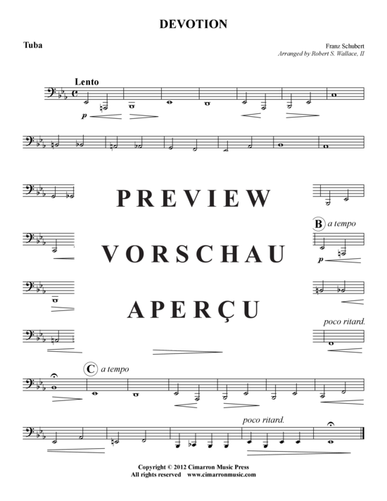 Produktgalerie: Seite 8 von 8 Andacht Nr. 3, op. 50 , , (Blechbläserquintett)