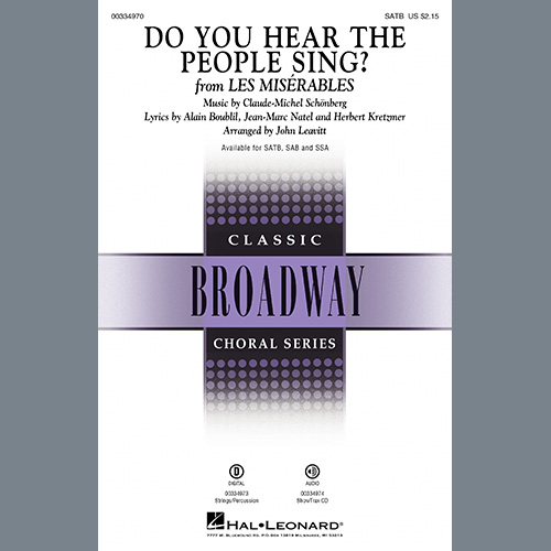 cover: Do You Hear The People Sing? (from Les Misérables) (arr. John Leavitt), Boublil & Schonberg, Chor